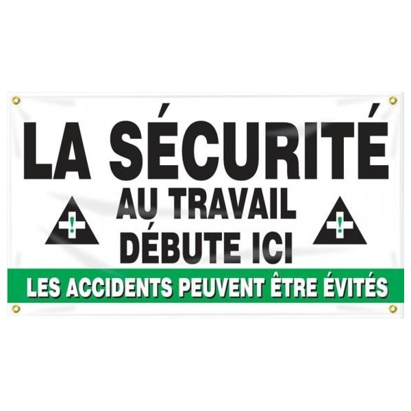 Accuform SAFETY BANNERS 28 X 4FT MBR405 MBR405 - main